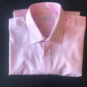 Men’s Pink Button Down Dress Shirt